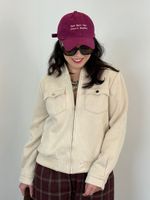 Bomber de Suede Off White