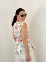 Blusa Peplum Flower