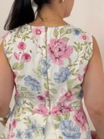 Blusa Peplum Flower