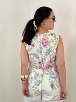 Blusa Peplum Flower