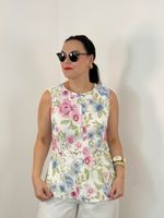 Blusa Peplum Flower
