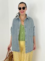 Camisa Jeans Oversized