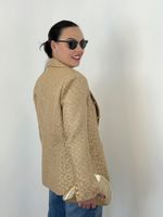 Blazer Tweed Dourado