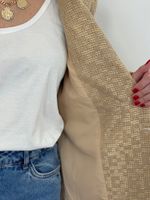 Blazer Tweed Dourado