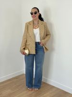 Blazer Tweed Dourado