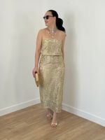 Conjunto de Organza Bordado
