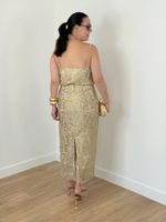 Conjunto de Organza Bordado