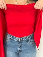 Blusa Assimétrica Vermelha