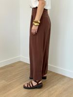 Calça Pantalona Marrom
