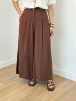Calça Pantalona Marrom
