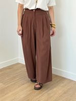 Calça Pantalona Marrom