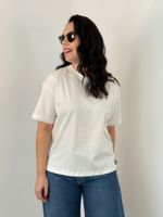 Camiseta Branca de Algodão