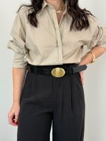 Cinto de Croco Preto