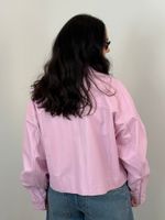 Camisa Angel de Couro Rosa