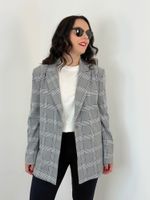 Blazer Xadrez Oversized