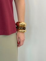 Bracelete de Resina Animal Print