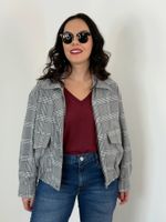 Camiseta Gola V Vinho