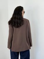 Blazer Oversized Marrom