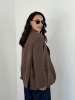 Blazer Oversized Marrom