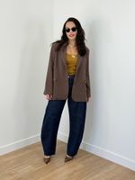 Blazer Oversized Marrom
