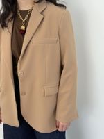 Blazer Bege Oversized