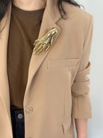 Broche Mão Dourado