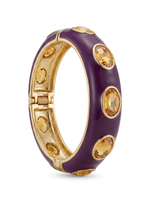 Bracelete Esmaltado Roxo