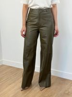 Calça de Couro Rana Verde