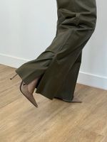 Calça de Couro Rana Verde