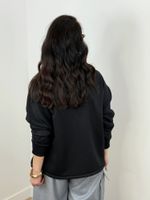 Blusa de Moletom Preta