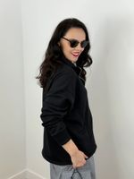 Blusa de Moletom Preta