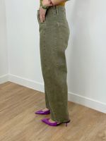 Jeans Barrel Verde