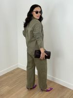 Jeans Barrel Verde