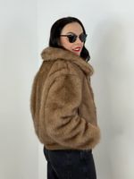 Jaqueta Pelucia Bege