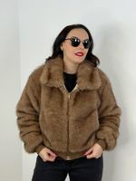 Jaqueta Pelucia Bege