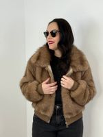 Jaqueta Pelucia Bege
