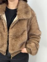Jaqueta Pelucia Bege