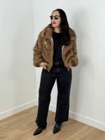 Jaqueta Pelucia Bege