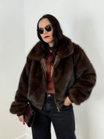 Jaqueta Pelucia Marrom