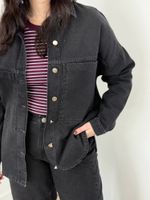 Camisa Jeans Preta