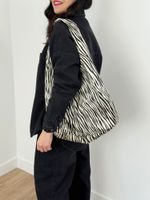 Bolsa Zebra em Couro