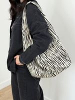 Bolsa Zebra em Couro