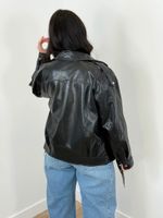 Jaqueta Biker Oversized Black