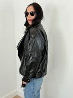 Jaqueta Biker Oversized Black