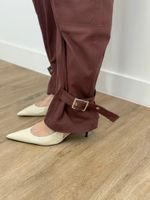 Calça Marrom Reta