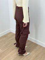 Calça Marrom Reta