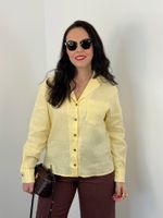 Camisa de Linho Amarelo