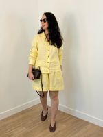 Camisa de Linho Amarelo