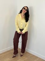 Camisa de Linho Amarelo