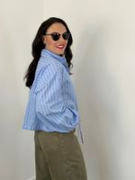 Camisa Listrada Azul